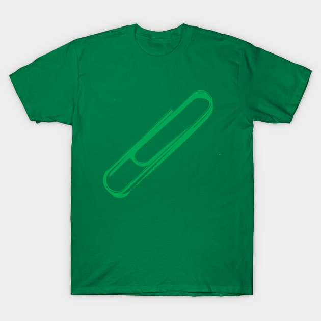 The Paperclip - green edition T-Shirt by winterwinter